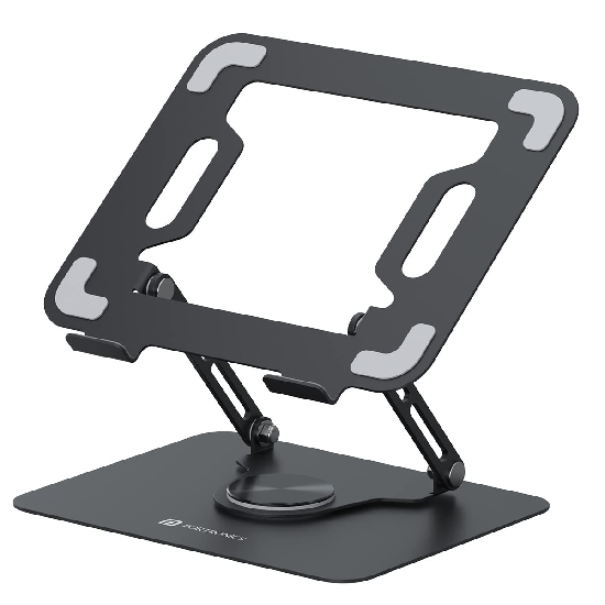 Portronics My Buddy K9 Portable Laptop Stand Black